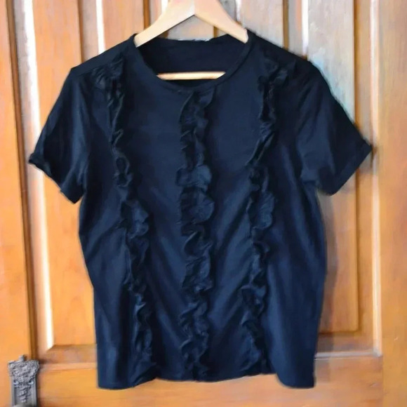 Zara Tops - ZARA Ruffle Tee
